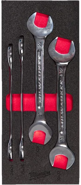 Juego de llaves de horquilla Milwaukee Toolguard™ 4 piezas
