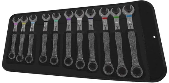 Wera Joker Llave combinada y carraca de anillo, juego de 11 piezas