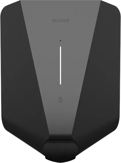 Easee LITE Estación de carga 11 kW con contador de kWh, Tipo 2, WiFi y 4G, Negro